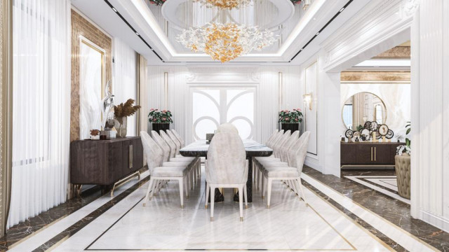 Dining Room Design For 22 Carat Villa Design The Palm
