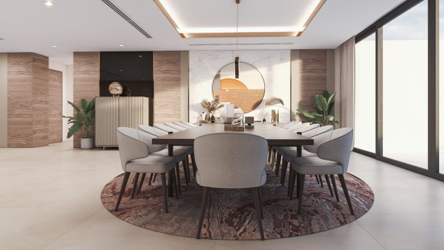 Dining Room Design W Residence Palm Jumeirah