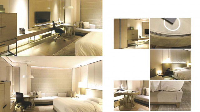 This is a luxury modern bedroom with gold, silver and cream color schemes, giving it a glamorous and chic atmosphere.