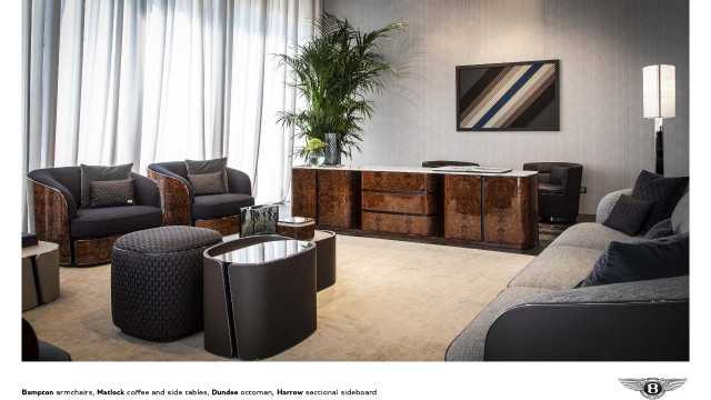 Modern living room design with luxury furniture, classic chandelier and carpet - perfect for a royal home.
