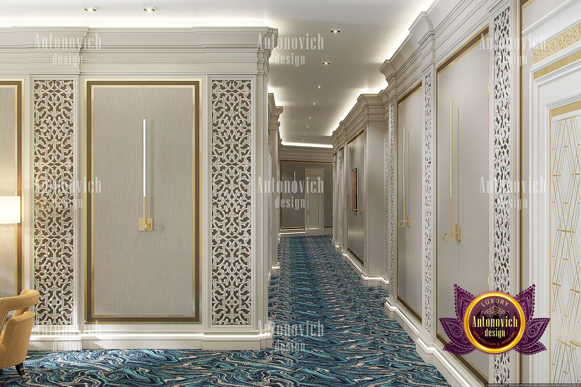 Hotel lobby Interior Design Dubai