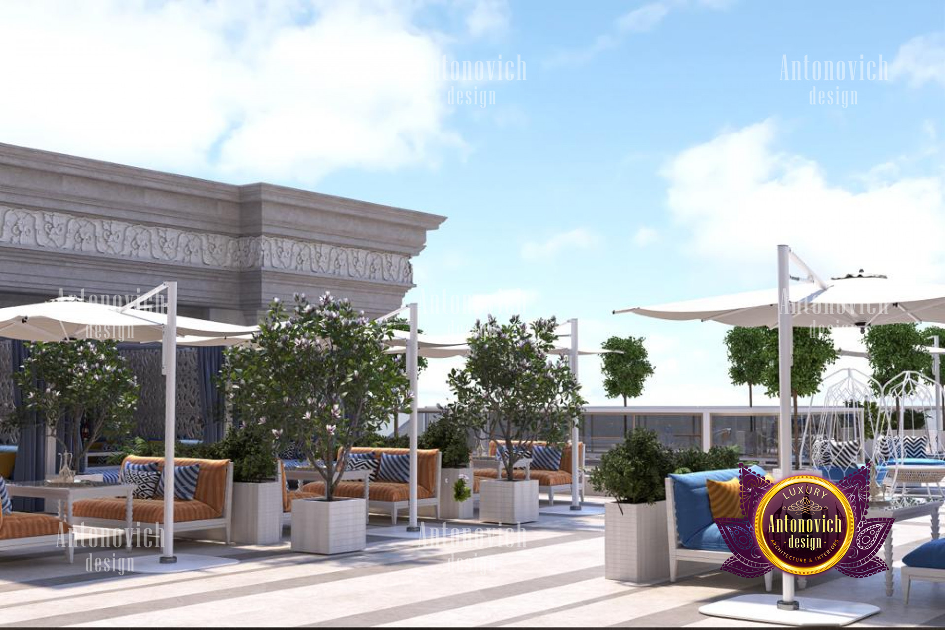 RESTAURANT & HOTEL INTERIOR DESIGN | OPEN TERRACE RESTAURANT IN DUBAI