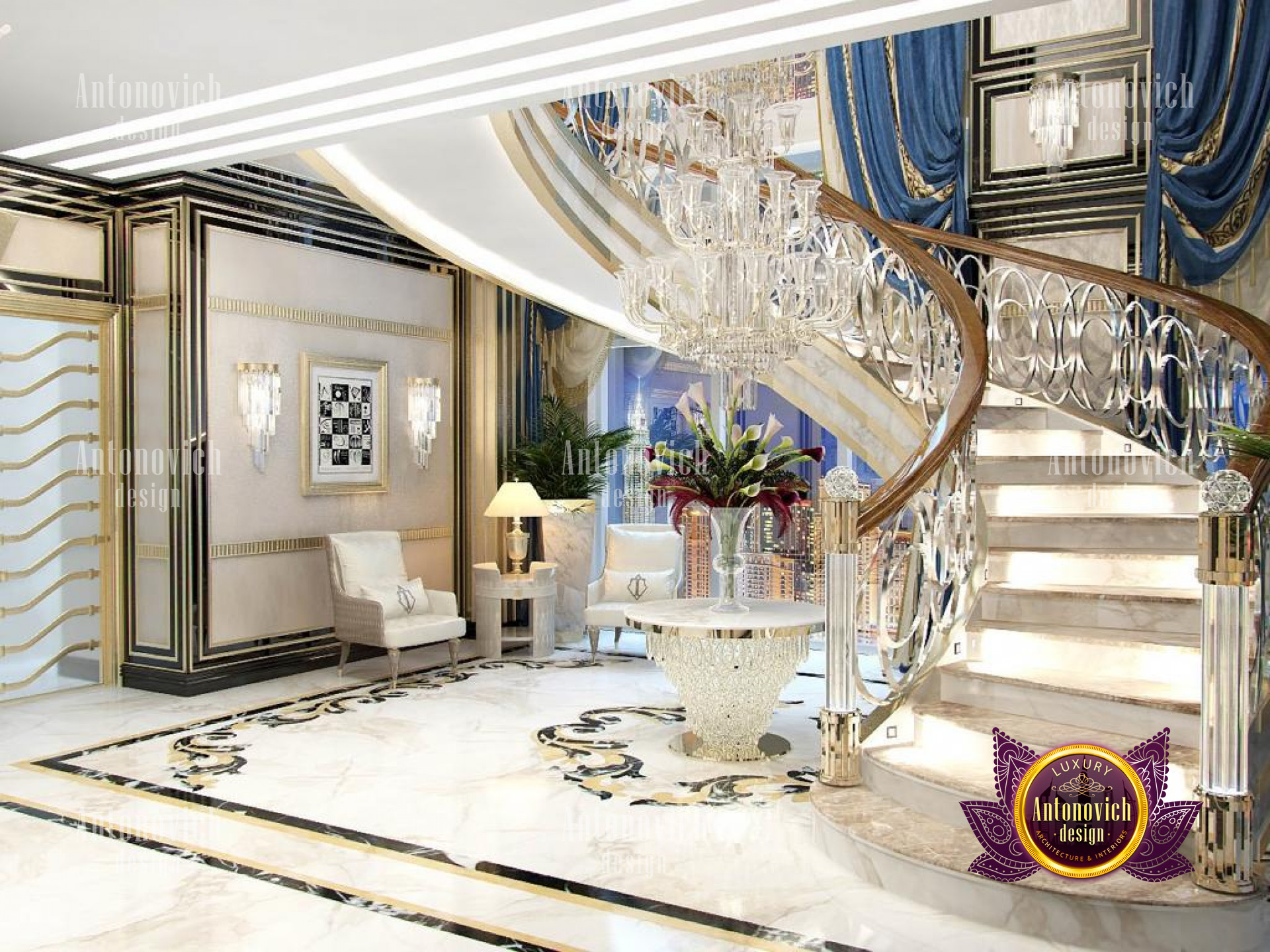 Best interior Designers in China | Royal Luxury Penthouse Interior ...