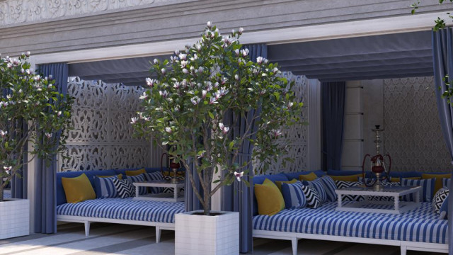RESTAURANT & HOTEL INTERIOR DESIGN | OPEN TERRACE RESTAURANT IN DUBAI