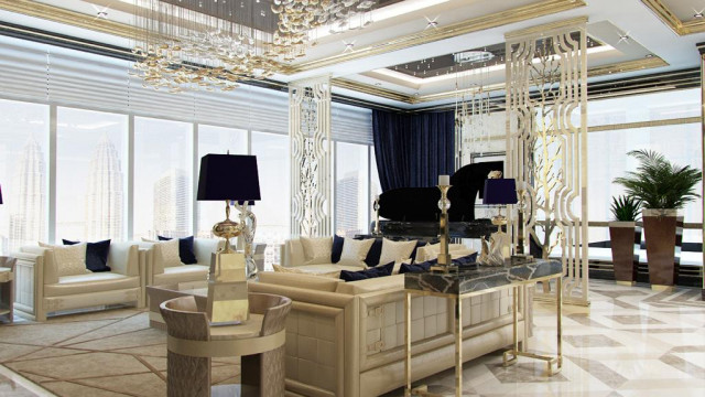 BEST INTERIOR DESIGNERS IN CHINA | ROYAL LUXURY PENTHOUSE INTERIOR DESIGN IN SHANGHAI