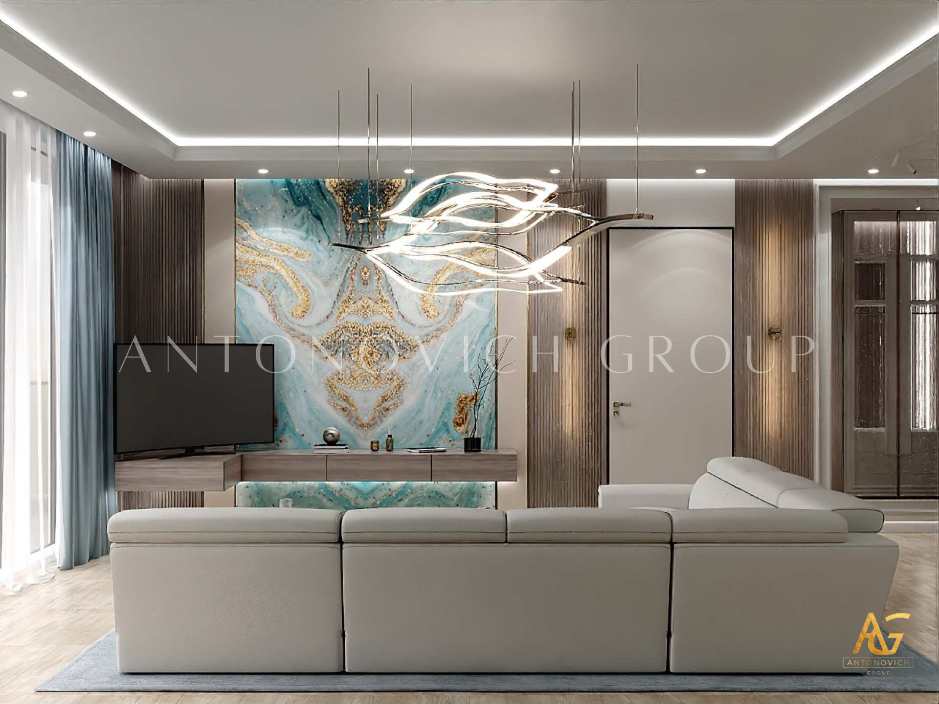 Curated visual reference: Fresh Look at Luxury And Art For A Modern Apartment Interior