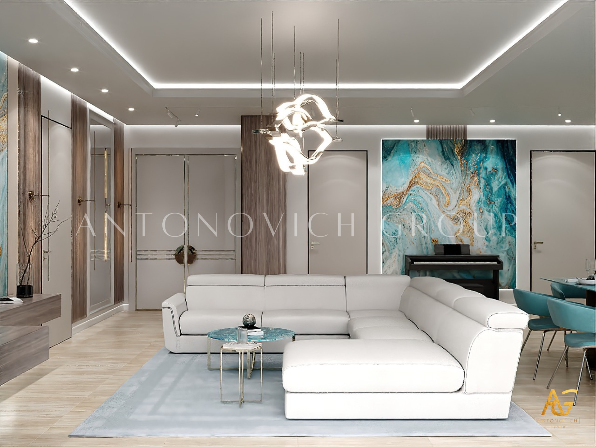 A closer look at Artistic Modern Apartment Flooring Options