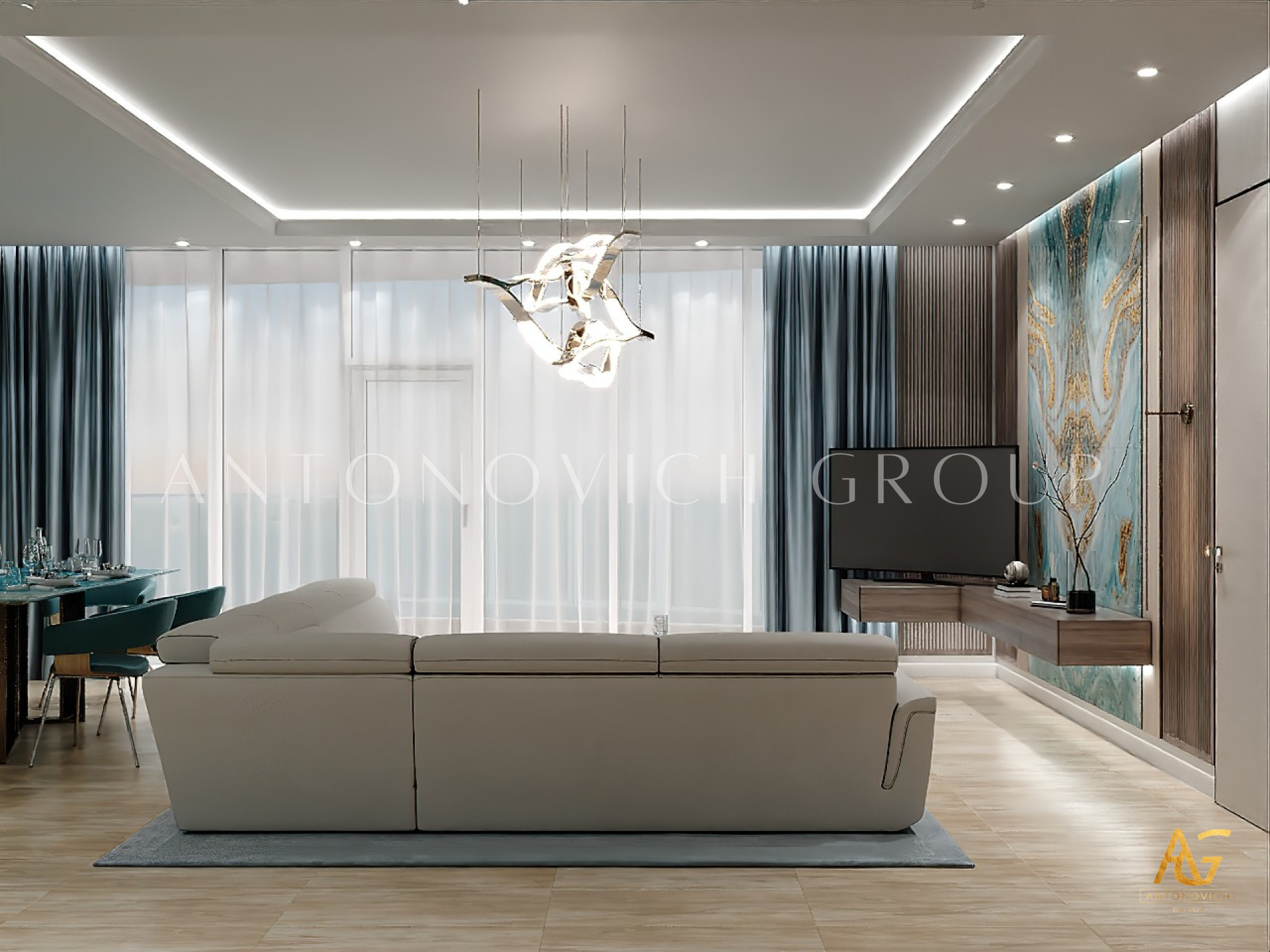 Curated visual reference: Modern Luxury Flat Interior Design Vibrant Art Reference: Luxury And Art For A Modern Apartment Interior