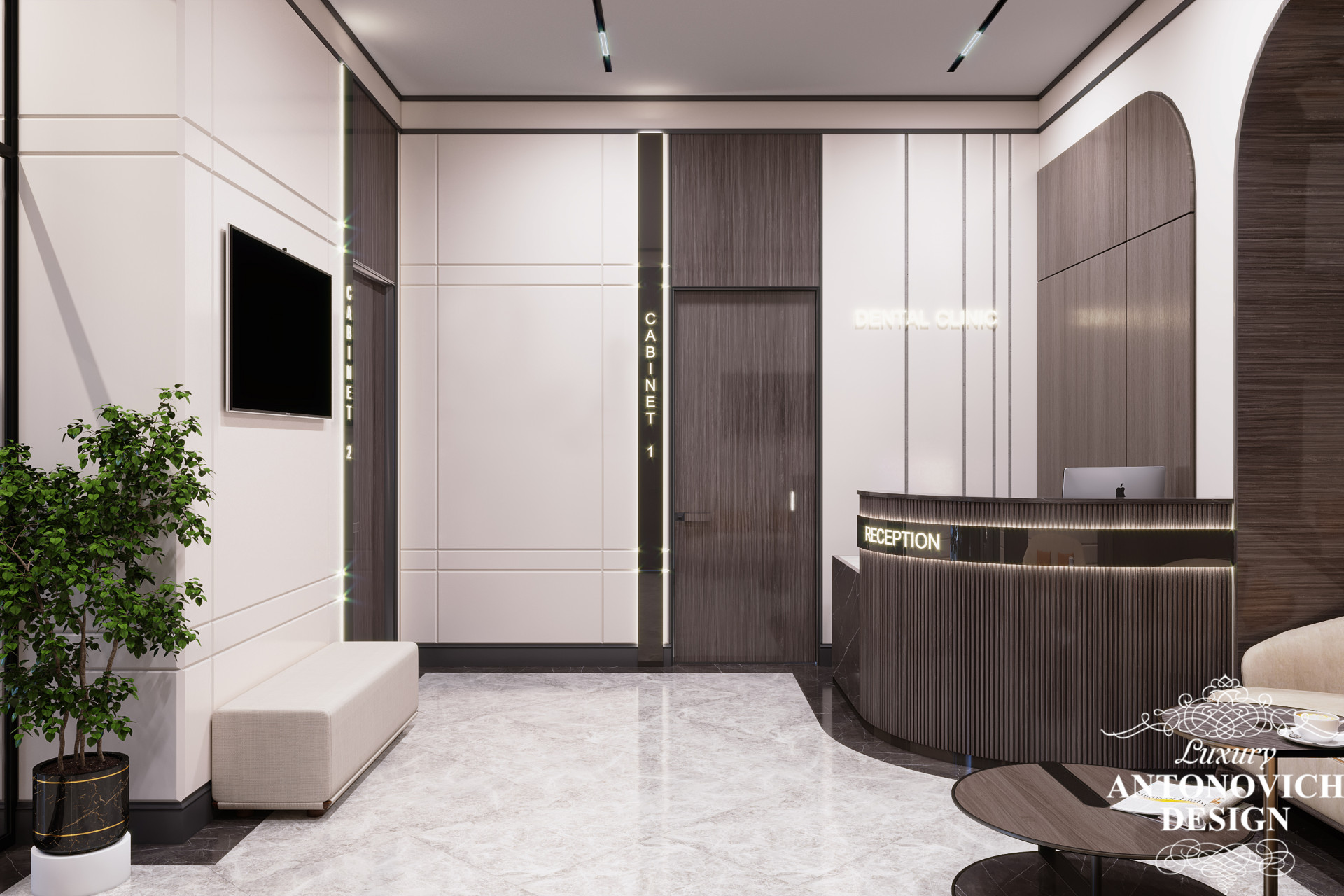 Design & Fit Out Dental Clinic Dubai by Luxury Antonovich Design