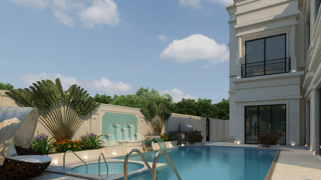 LUXURY VILLA EXTERIOR & LANDSCAPE RENOVATION