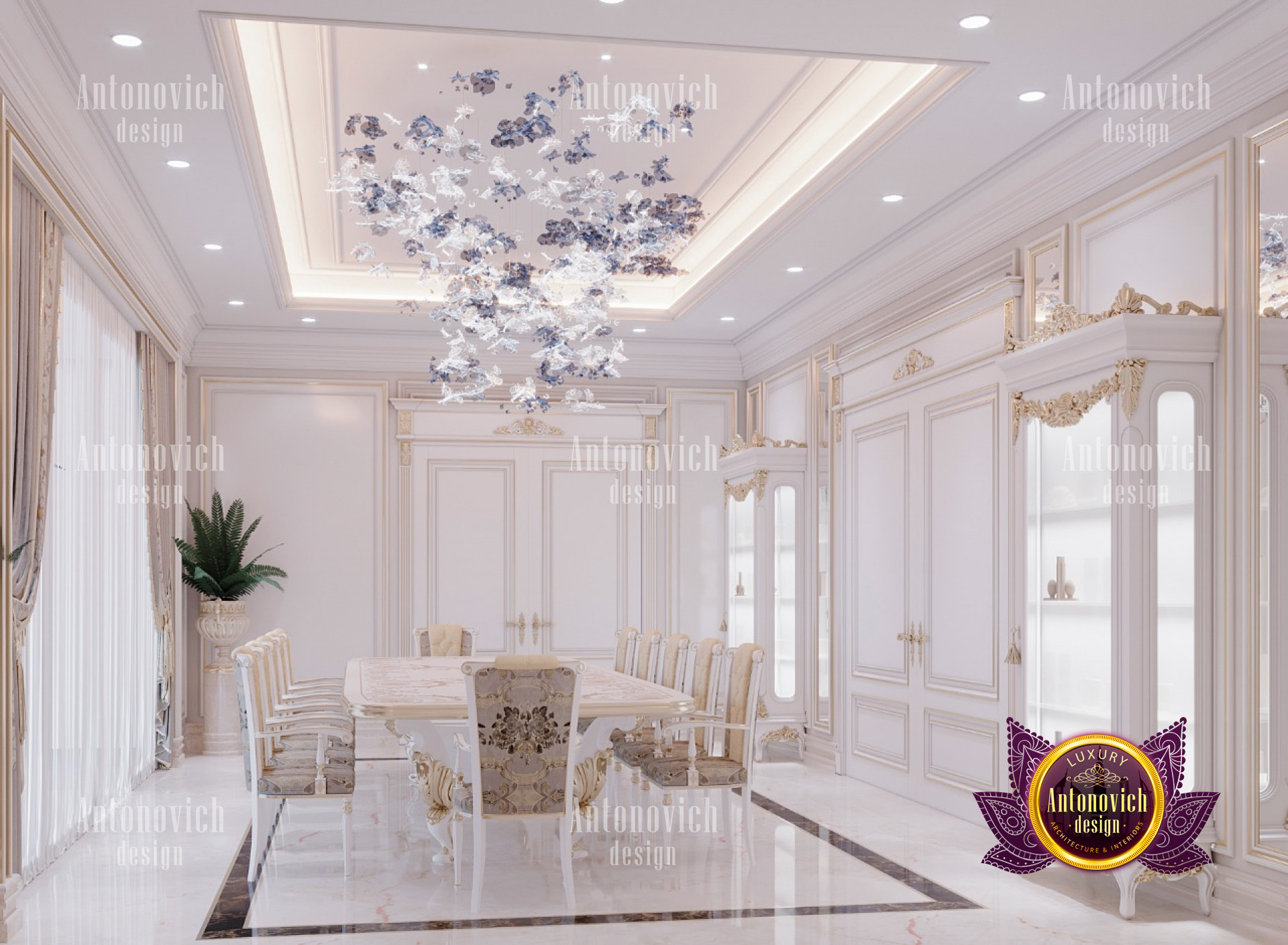 Elegant Mansion Dining Room