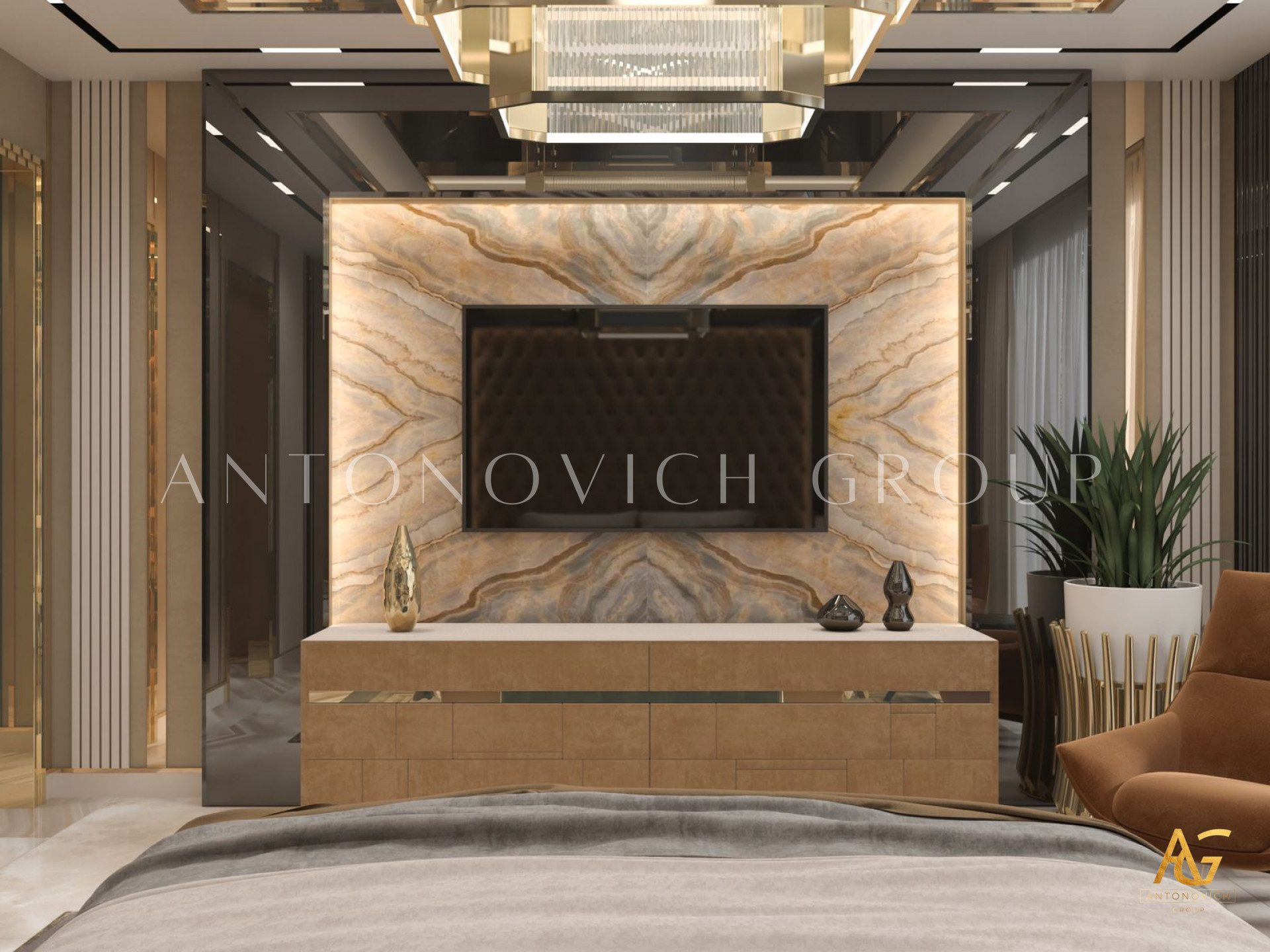 Picture of LUXURY BEDROOM INTERIOR DESIGN FOR ELITE PENTHOUSE DUBAI