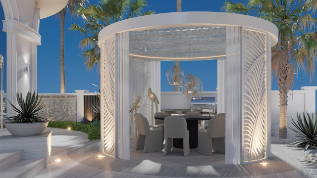 EXTERIOR DESIGN IN VILLA PALM JUMEIRAH