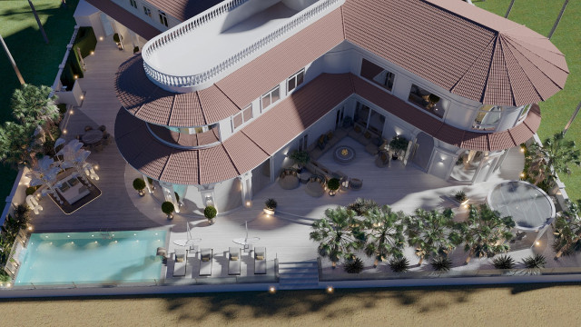 EXTERIOR DESIGN IN VILLA PALM JUMEIRAH