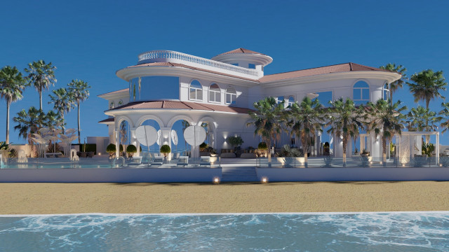 EXTERIOR DESIGN IN VILLA PALM JUMEIRAH