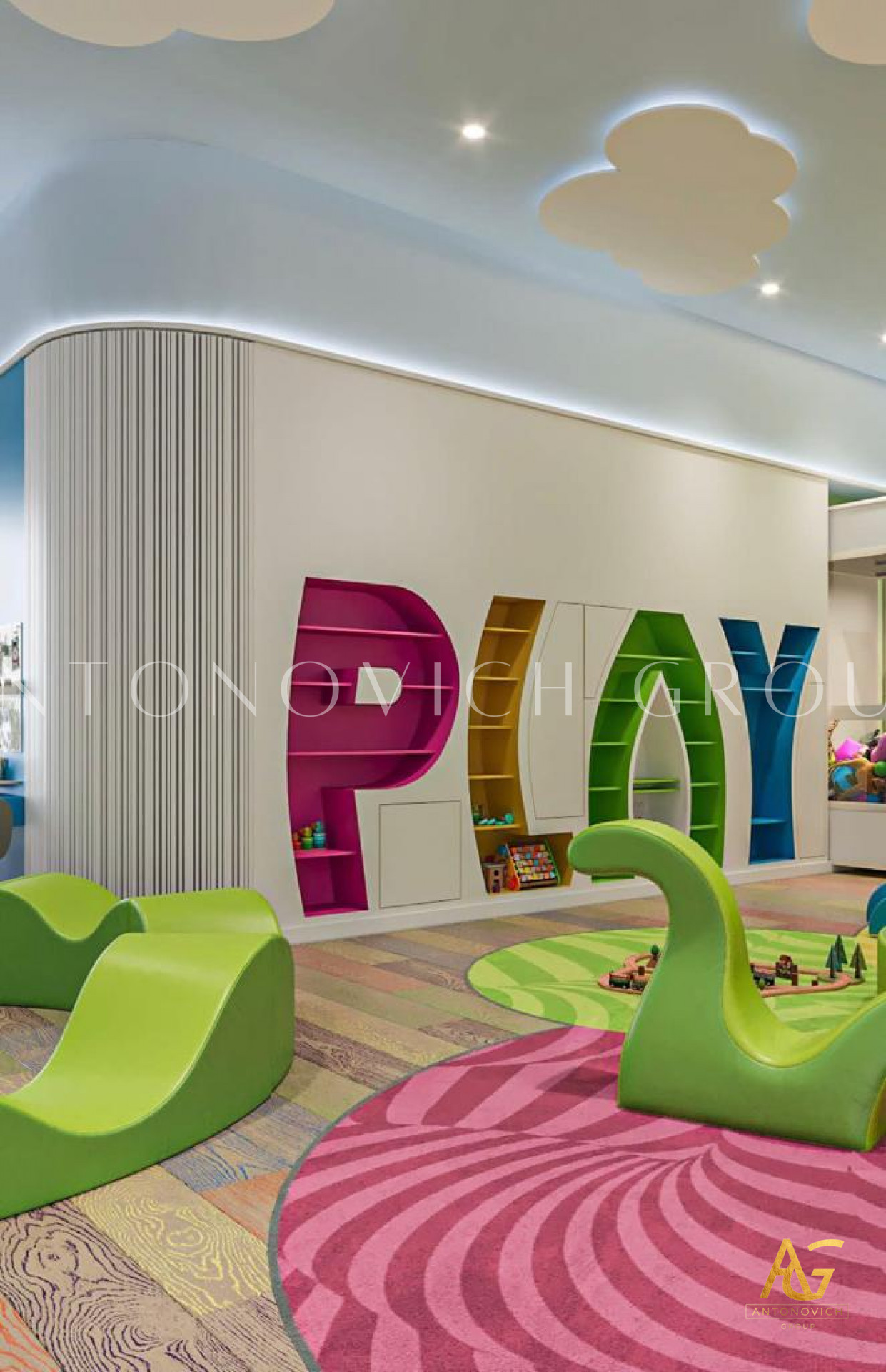 WHIMSICAL WONDER: ENCHANTING KIDS PLAYROOM INTERIOR DESIGN AND FIT-OUT