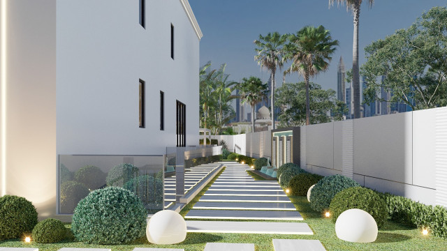 LUXURY VILLA DUBAI - EXTERIOR AND LANDSCAPE DESIGN SOLUTION