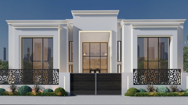 LUXURY VILLA DUBAI - EXTERIOR AND LANDSCAPE DESIGN SOLUTION