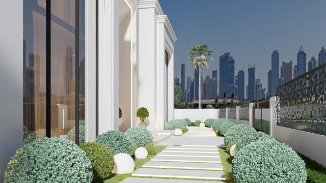 LUXURY VILLA DUBAI - EXTERIOR AND LANDSCAPE DESIGN SOLUTION