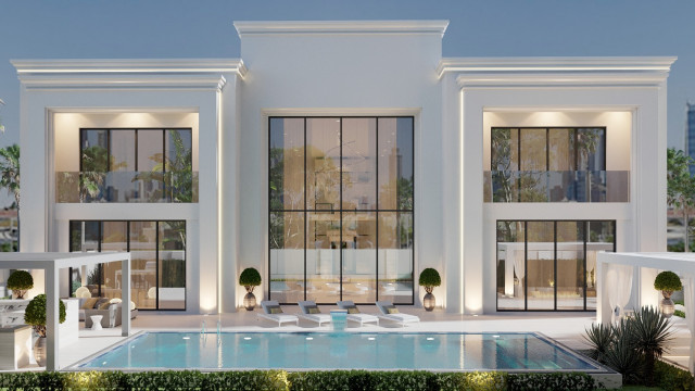 LUXURY VILLA DUBAI - EXTERIOR AND LANDSCAPE DESIGN SOLUTION