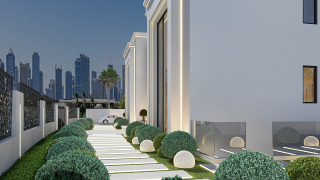 LUXURY VILLA DUBAI - EXTERIOR AND LANDSCAPE DESIGN SOLUTION