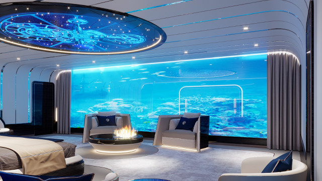 Under Water Bedroom Interior Design