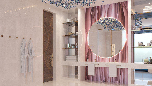 Artistry in Spacious Bathroom Interior Design and Fit-Out