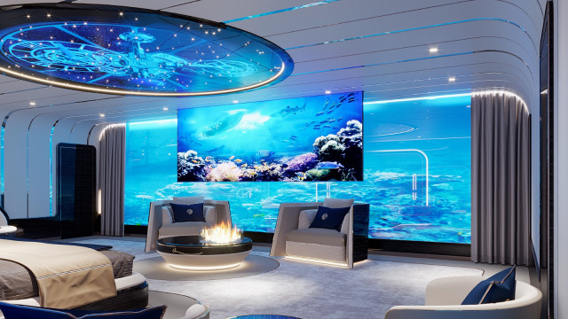 Under Water Bedroom Interior Design