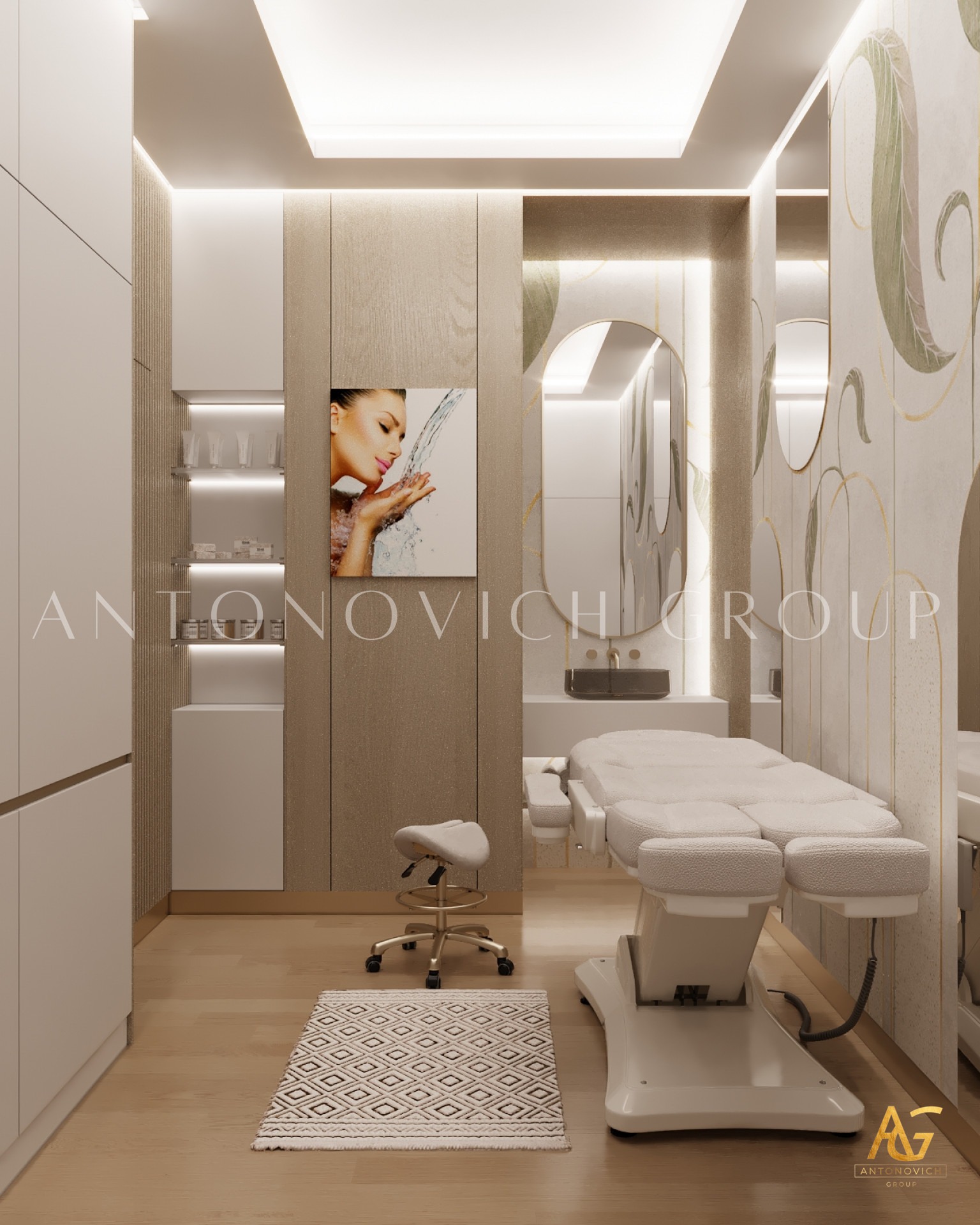 Aesthetic Harmony Interior Design for Beauty Salon