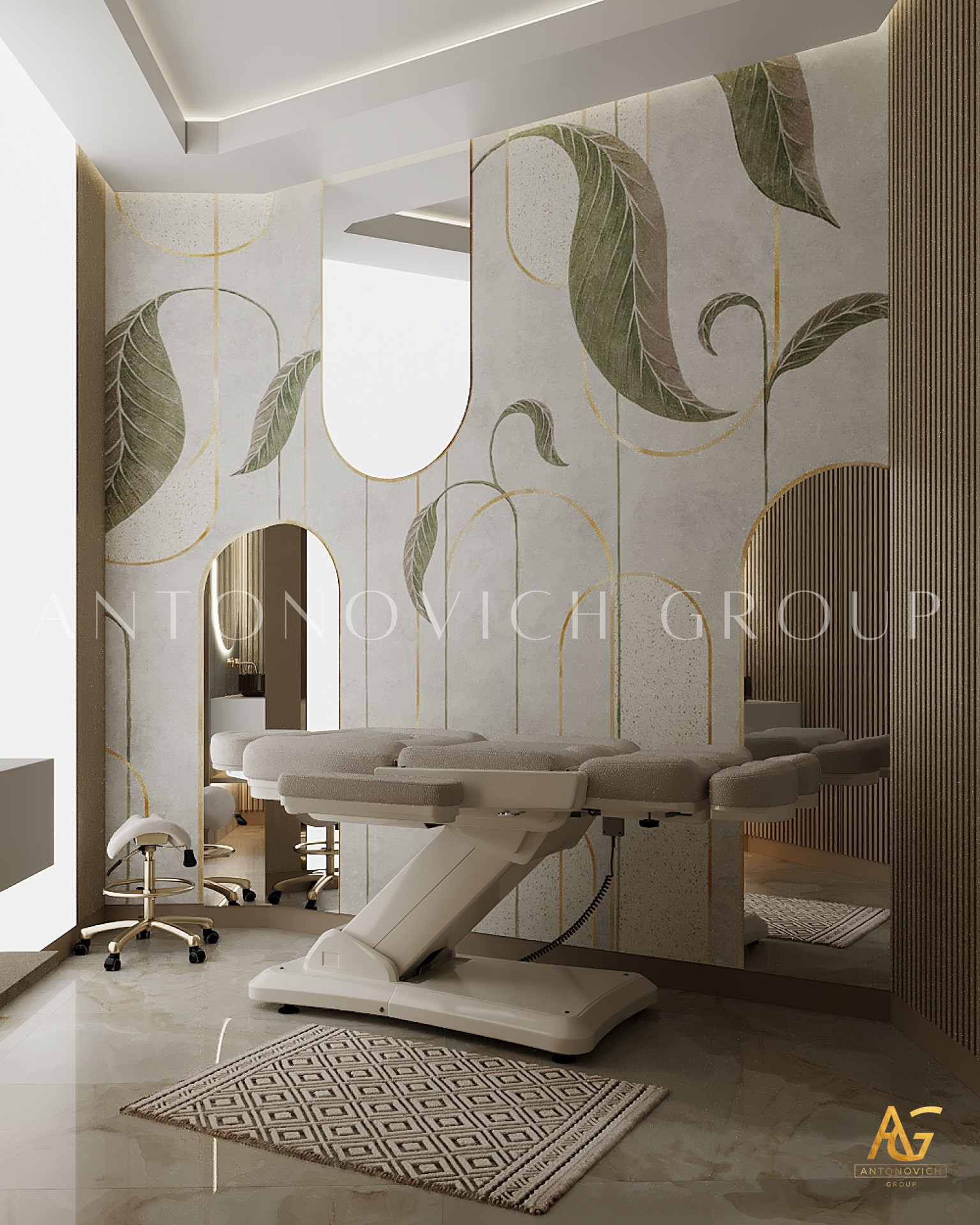 Aesthetic Harmony Interior Design for Beauty Salon