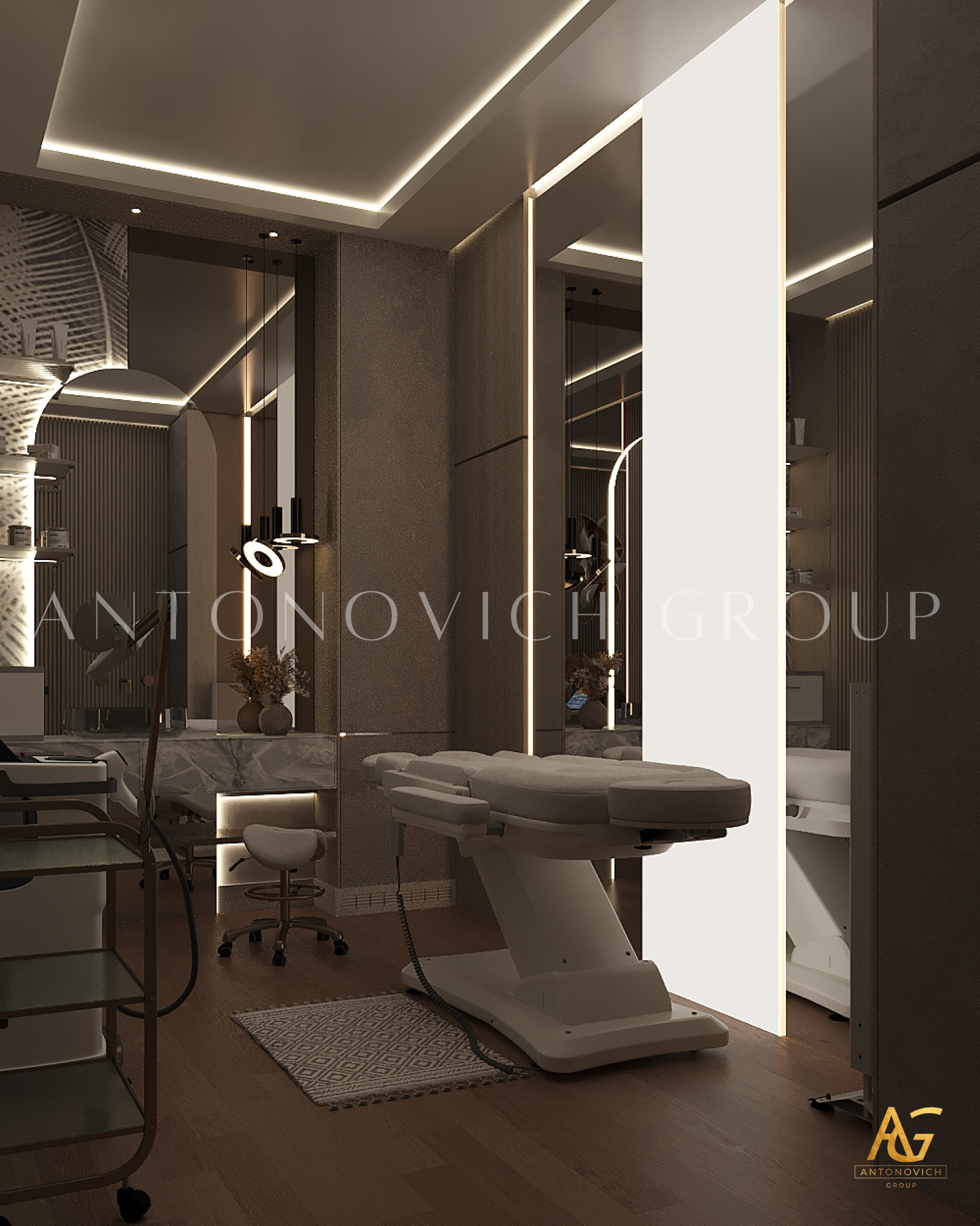 Aesthetic Harmony Interior Design for Beauty Salon