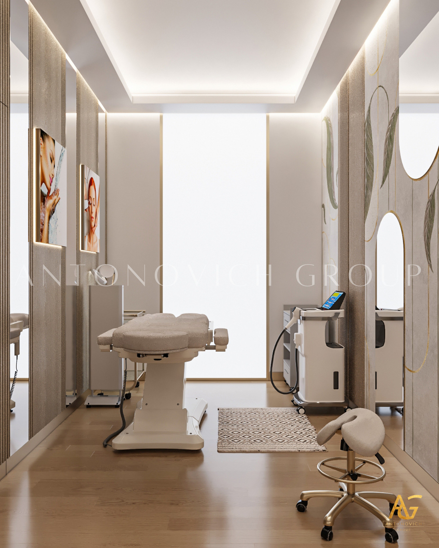 Aesthetic Harmony Interior Design for Beauty Salon