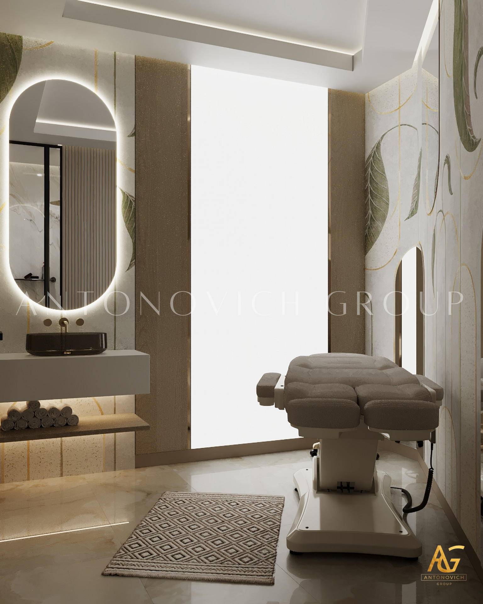 Aesthetic Harmony Interior Design for Beauty Salon