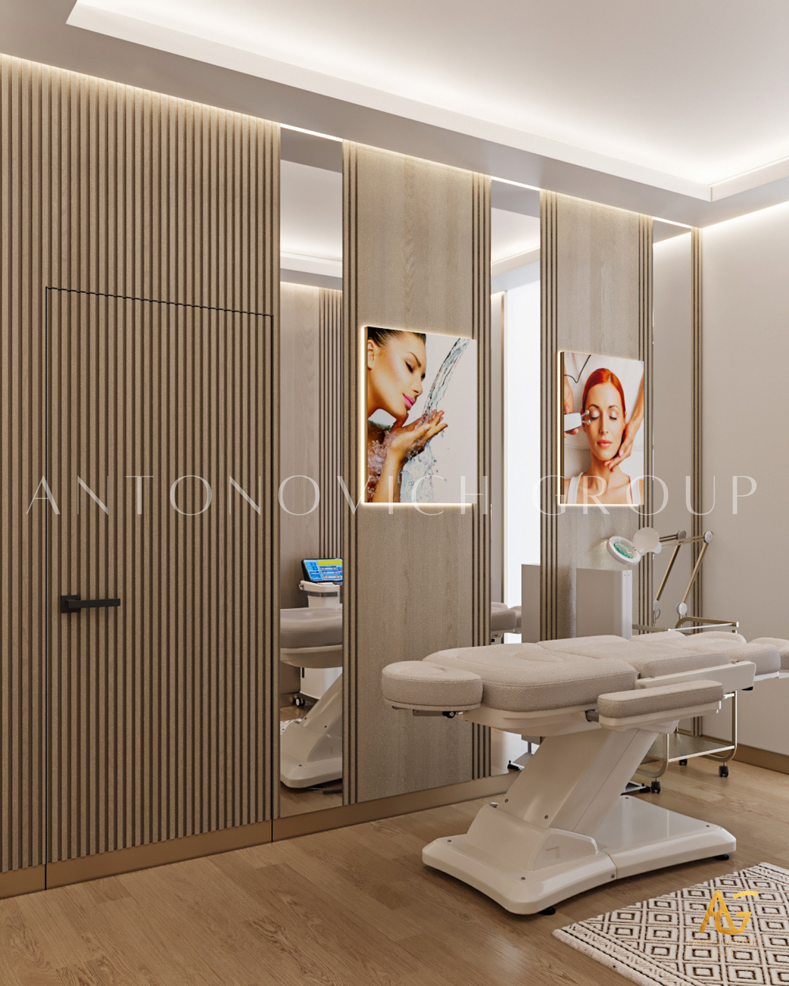 Aesthetic Harmony Interior Design for Beauty Salon