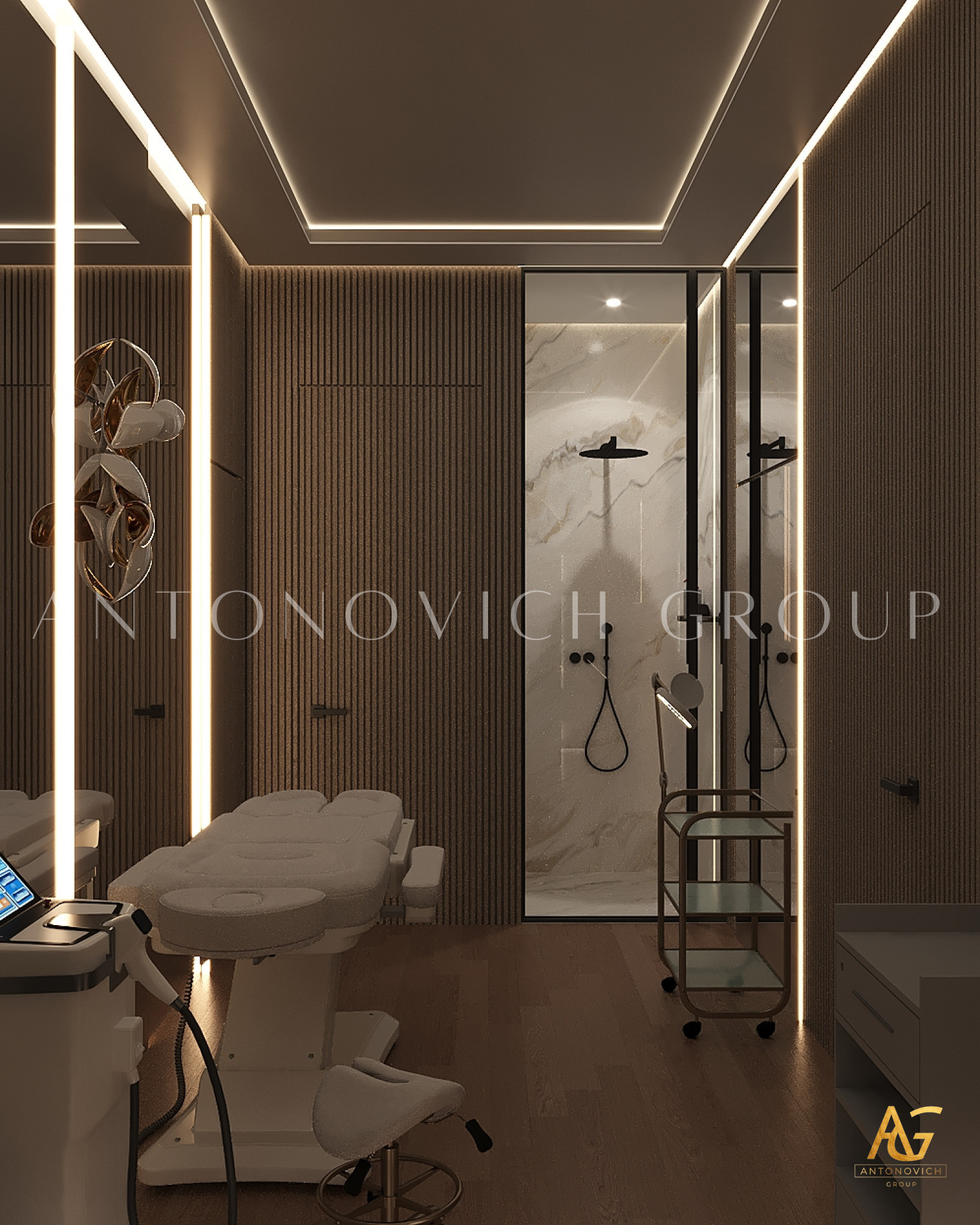 Aesthetic Harmony Interior Design for Beauty Salon