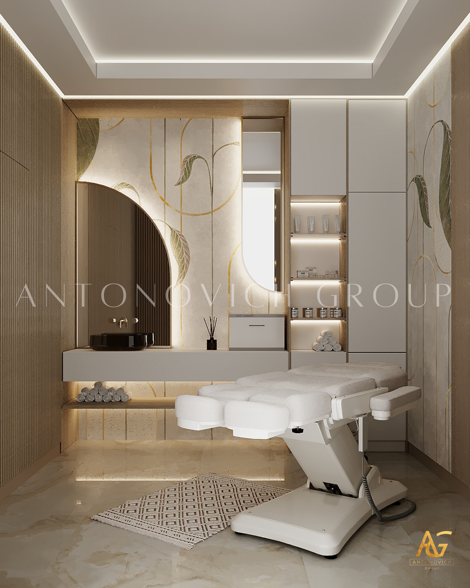 Aesthetic Harmony Interior Design for Beauty Salon