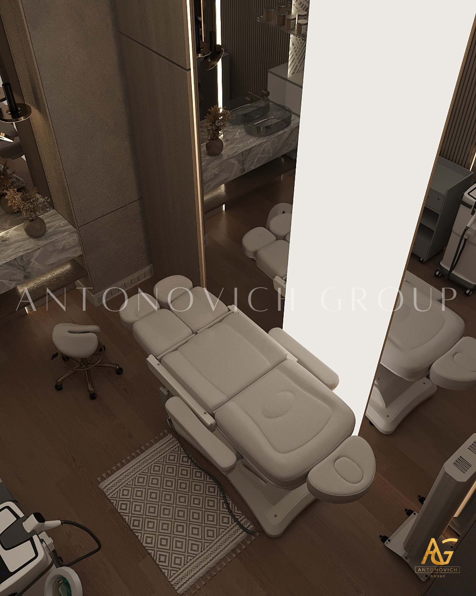 Aesthetic Harmony Interior Design for Beauty Salon