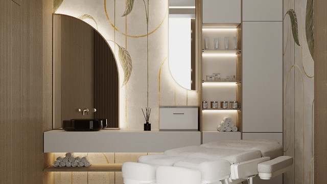 Aesthetic Harmony Interior Design for Beauty Salon