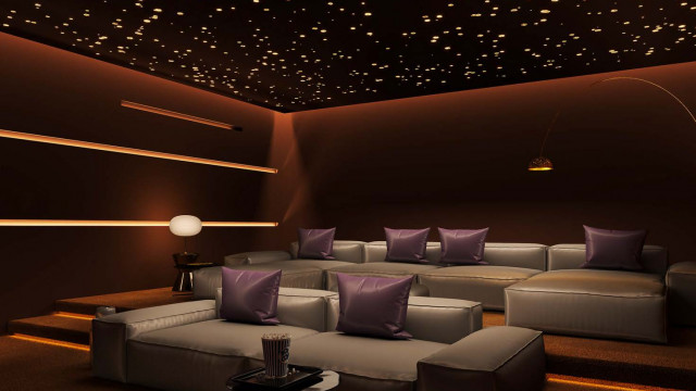Luxurious Home Cinema Interior Design: Aesthetic Excellence