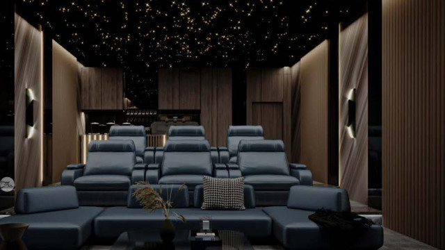 Home Cinema with Spacious Design for Immersive Environments