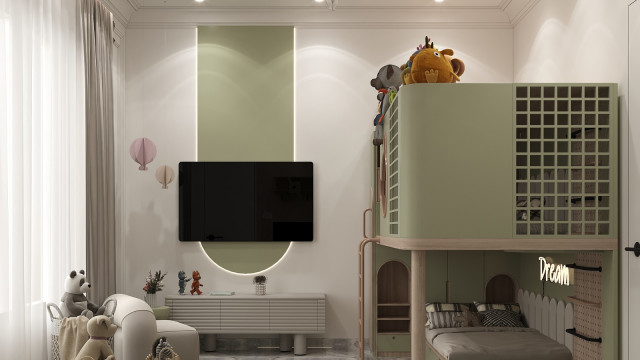 Creative Kids' Bedroom Interior Design and Fit-Out