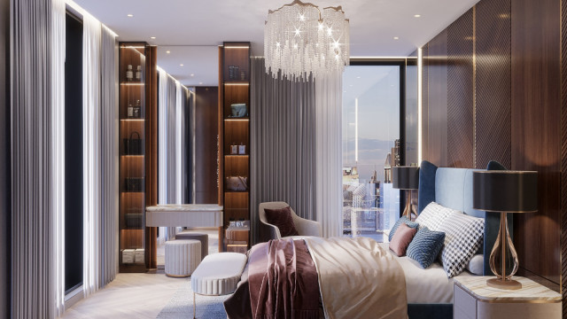 Elegance Embodied: A Luxury Bedroom Interior Design and Fit-out Execution