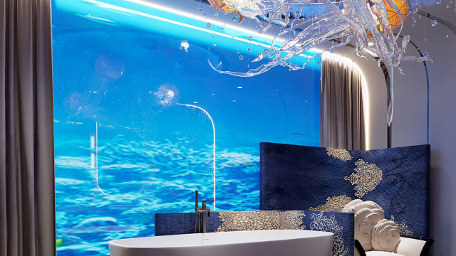 An Under Water World Bathroom Interior Design