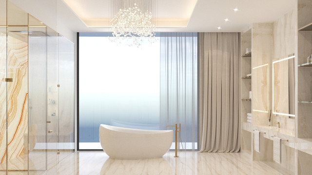 Luxury Unveiled in Luxury Bathroom Interiors