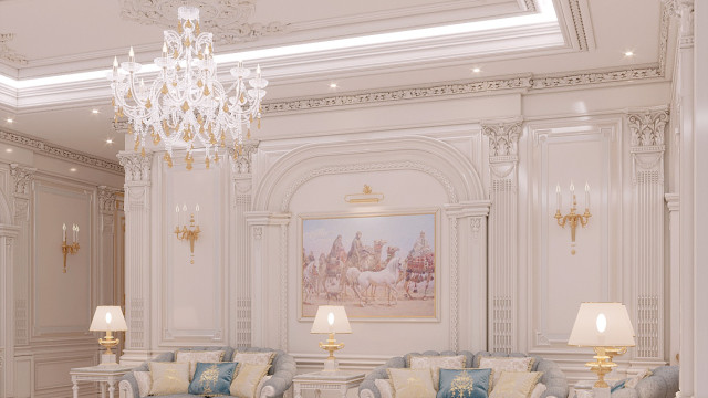 Royal Arabic Interior House Design Dubai