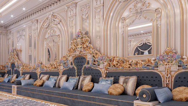 Royal Arabic Interior House Design Dubai