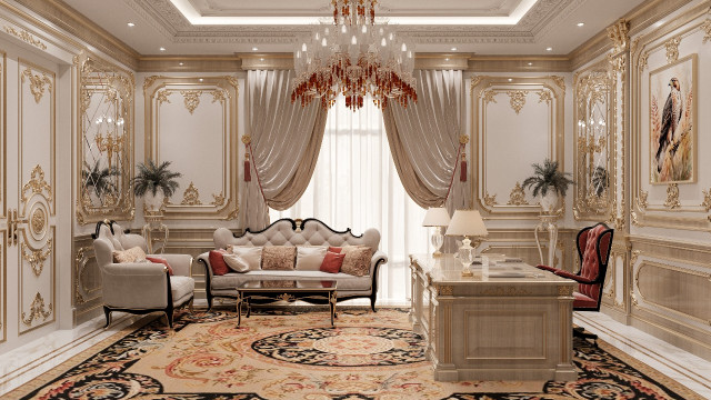 Royal Arabic Interior House Design Dubai