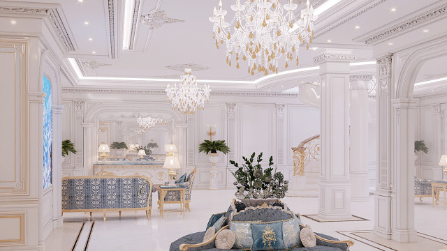 Royal Arabic Interior House Design Dubai