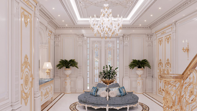 Royal Arabic Interior House Design Dubai