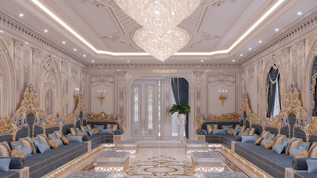 Royal Arabic Interior House Design Dubai